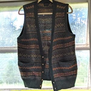 Vintage 80s/90s 100% Wool Sweater Vest